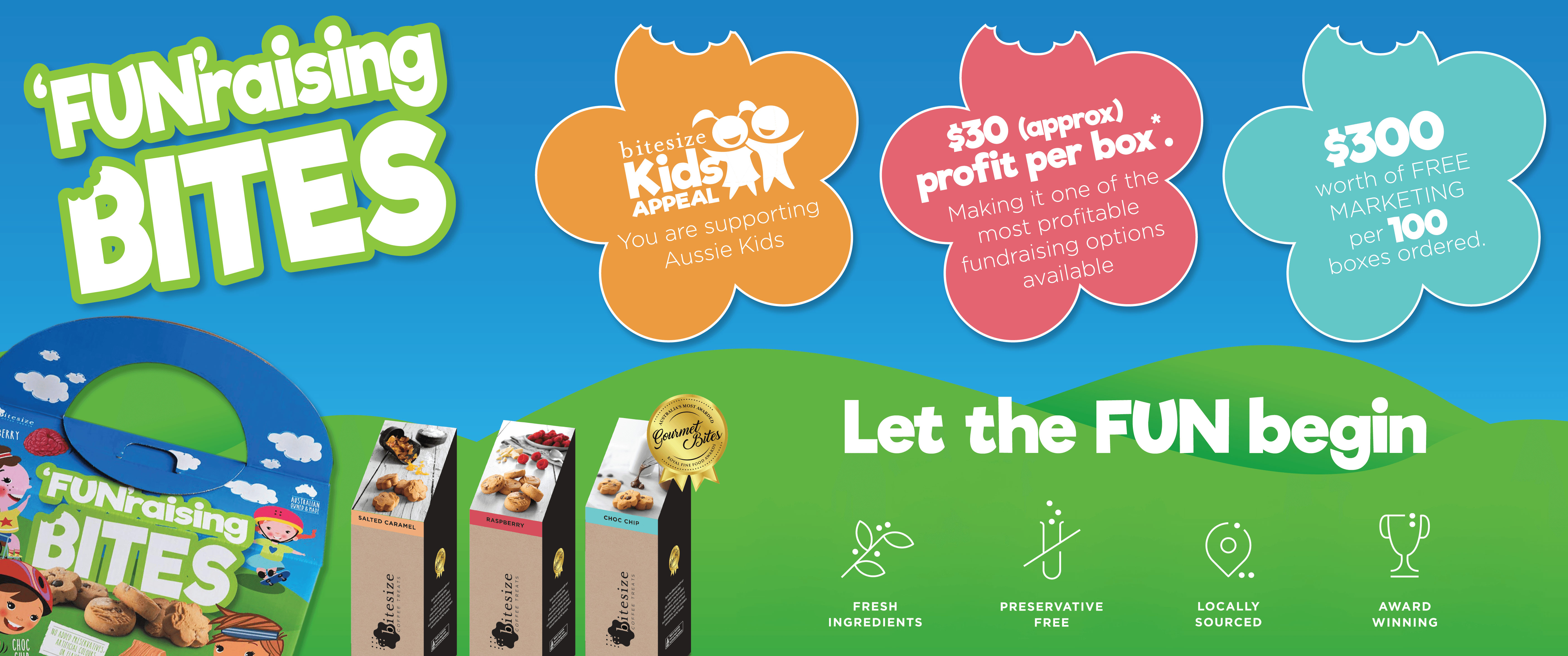 Bitesize FUNraising Banner